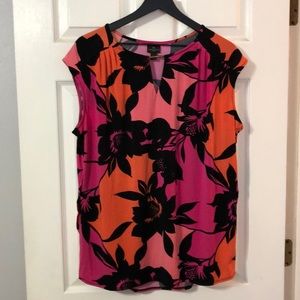 Petite Floral Worthington Blouse - PXL